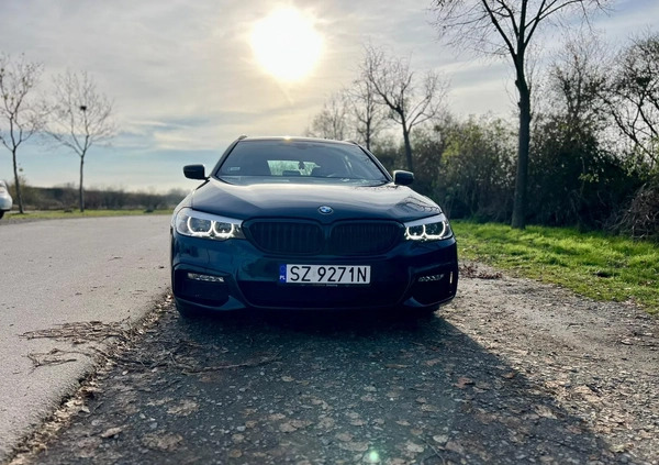 BMW Seria 5 cena 98400 przebieg: 190000, rok produkcji 2017 z Wołów małe 742
